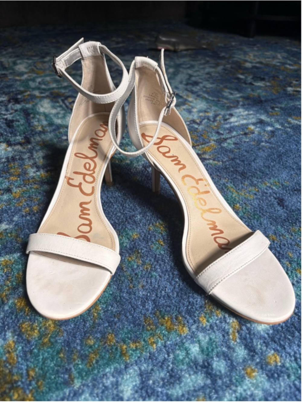 Sam Edelman White Heels 6.5M